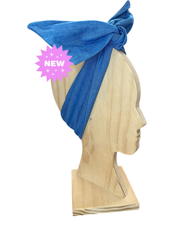Blue Denim Wrap n Twist