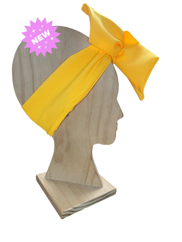 Bright Sunny Yellow Handmade Wrap n Twist