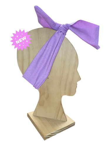 Lilac Linen Handmade Wrap n Twist