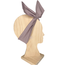 Load image into Gallery viewer, Taupe - Wrap n Twist- Wire Headband- Cotton - Handmade