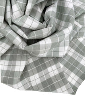 Load image into Gallery viewer, Sage &amp; White Gingham- Boho - Wireheadband - Rayon fabric - Handmade