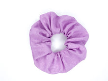 Load image into Gallery viewer, Lilac - 100% Pure Linen - Scrunchie- Handmade