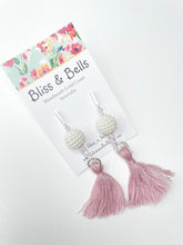 Load image into Gallery viewer, Pink Beaded Tassels