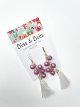 Load image into Gallery viewer, Pink Small Beaded Tassels