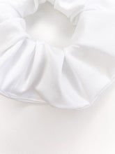 Load image into Gallery viewer, White Shimmer- Lycra- Swimming Scrunchie - Handmade