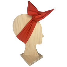 Load image into Gallery viewer, Orange- Wrap n Twist- Stretch Knit- Handmade