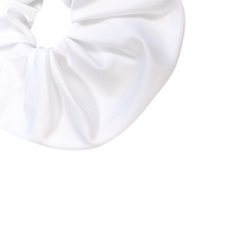Load image into Gallery viewer, White Shimmer - Lycra Jumbo- Swimming Scrunchie- Handmade