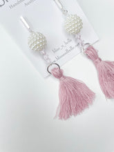 Load image into Gallery viewer, Pink Beaded Tassels