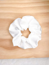 Load image into Gallery viewer, White Shimmer- Lycra- Swimming Scrunchie - Handmade