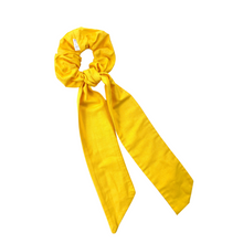 Load image into Gallery viewer, Yellow Long Sash Scrunchie