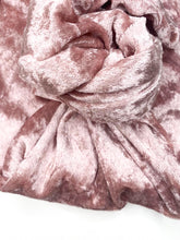 Load image into Gallery viewer, Dusty Pink Velvet - Boho Wire Headband - Handmade