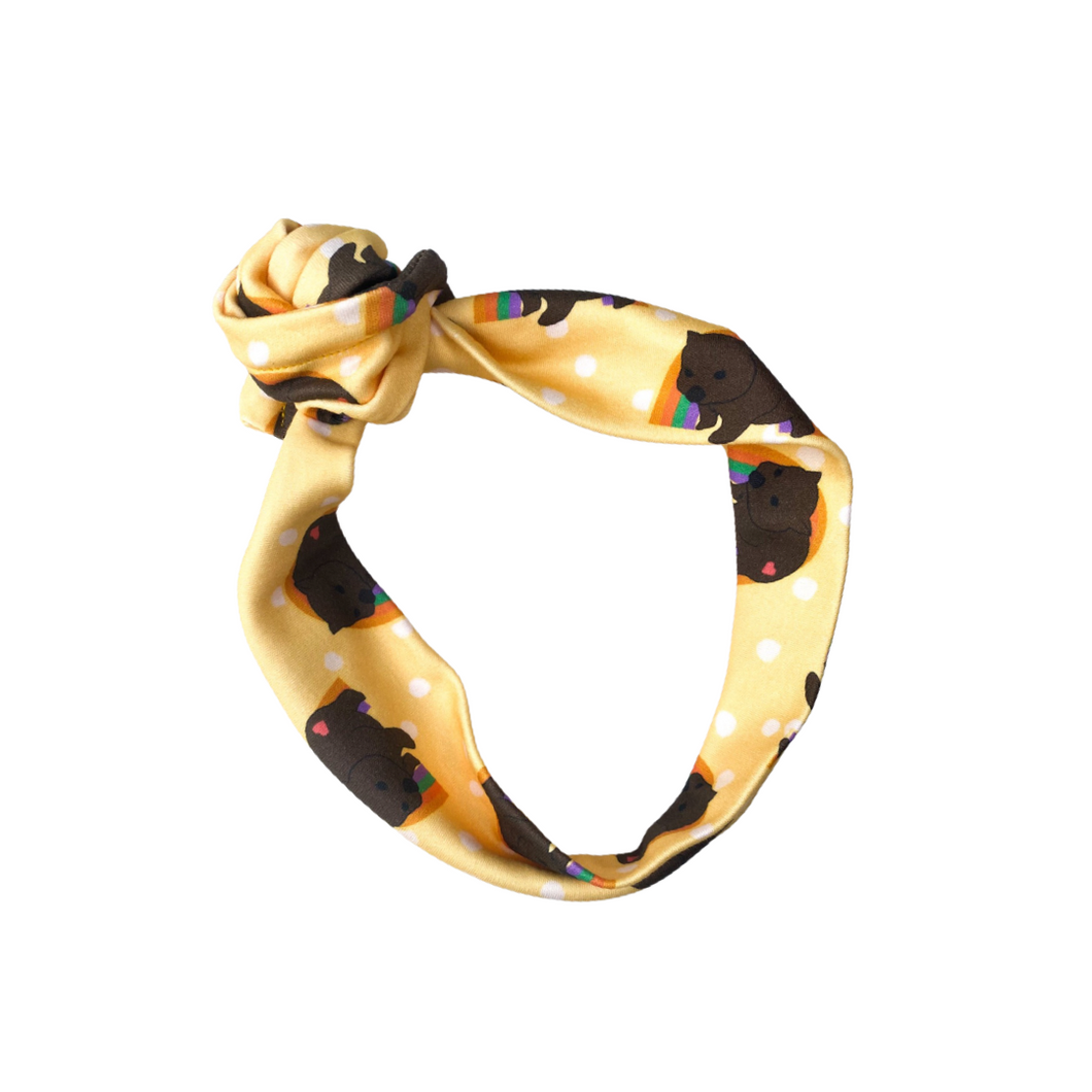 Lemon “Wrap n Twist” Wire Headband