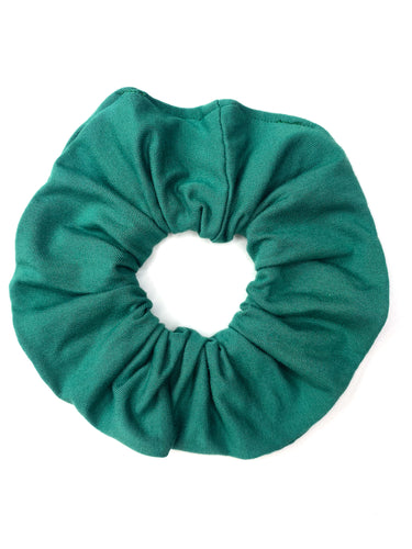 Kale Scrunchie - Handmade - Soft Stretch Knit Fabric