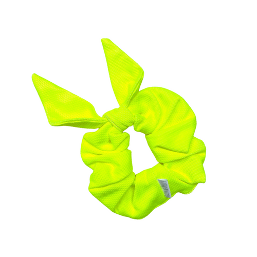 Fluro Yellow “Small Sash” Scrunchie