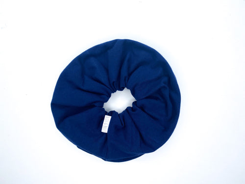 Navy - JUMBO Scrunchie - Handmade