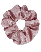 Load image into Gallery viewer, Dusty Pink Velvet- Standard Scrunchie - Handmade