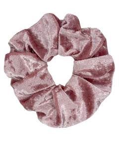 Dusty Pink Velvet- Standard Scrunchie - Handmade