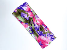 Load image into Gallery viewer, Floral Haze Wide Twist Headband