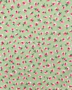 Pink & Green Floral