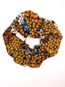 Little Country Scrunchie - Handmade - Earthy Tone in a Floral
