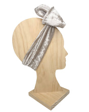 Load image into Gallery viewer, Champagne Velvet - Wrap n Twist - Wire Headband - Handmade