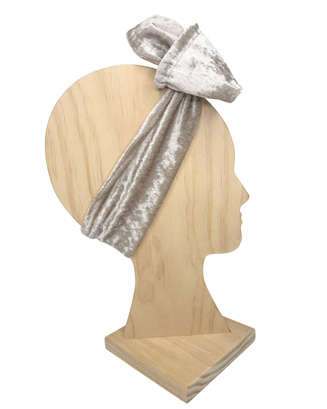 Champagne Velvet - Wrap n Twist - Wire Headband - Handmade