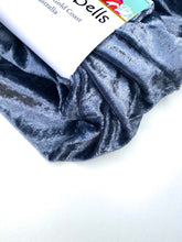 Load image into Gallery viewer, Gun Metal Grey Velvet -  Handmade - Boho Wire Headband