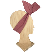 Load image into Gallery viewer, Dusty Pink -Rayon - Wrap n Twist Wire Headband- Handmade