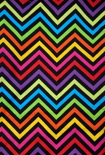 Zigzag - Rainbow - Handmade - Kids Face Mask