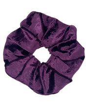Load image into Gallery viewer, Plum Velvet- (Oops Range) Jumbo  Scrunchie - Velvet- Handmade